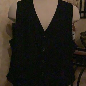 Men’s XL black GEOFFREY BEENE vest